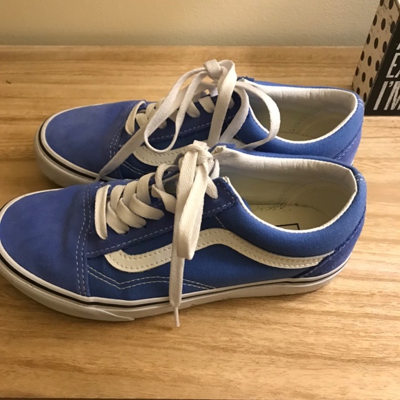 Like new blue women’s Van shoes - Picture 2 of 3